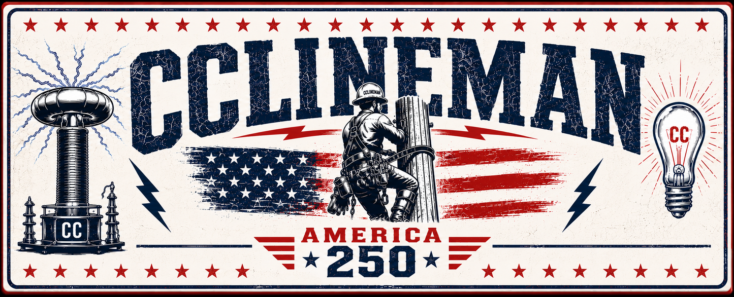 CCLINEMAN BUMPER STICKER