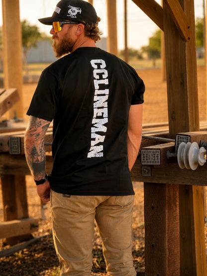 "VERTICAL SPINE" TEE