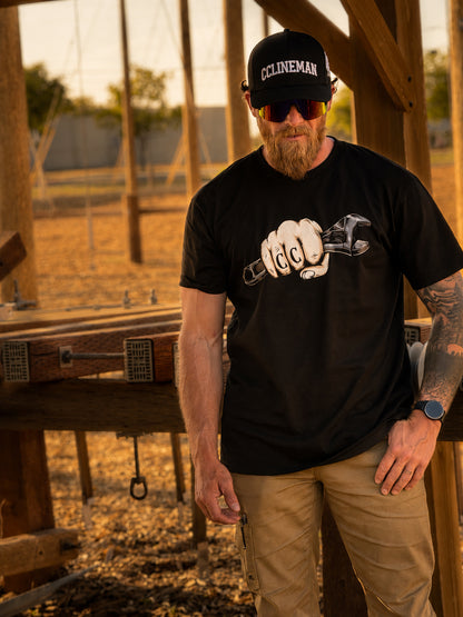 "VERTICAL SPINE" TEE