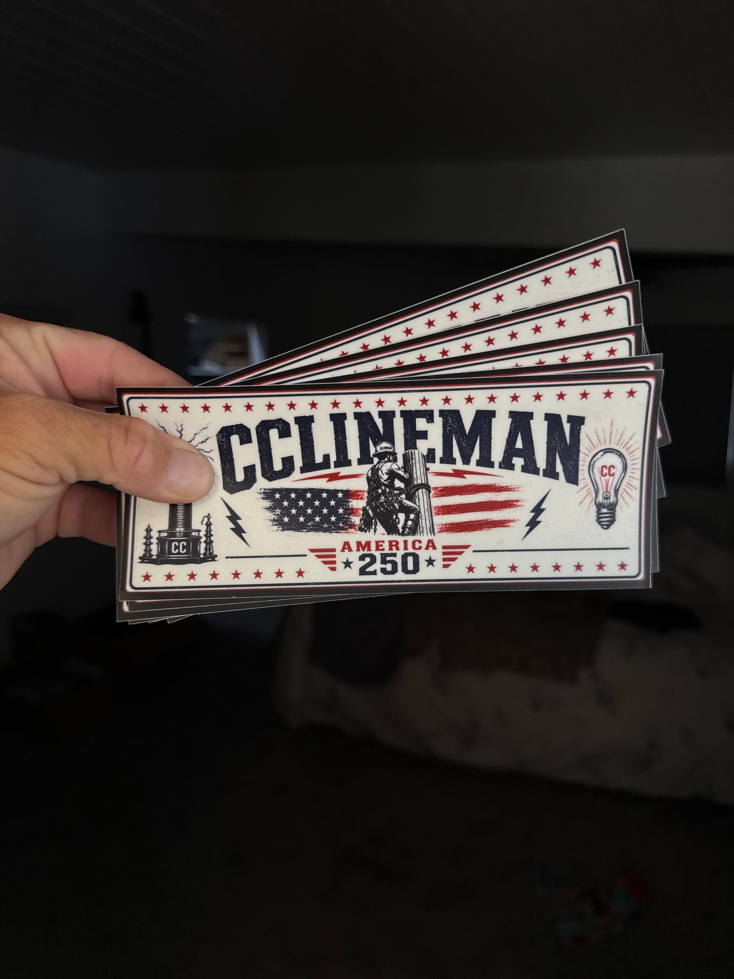 CCLINEMAN BUMPER STICKER